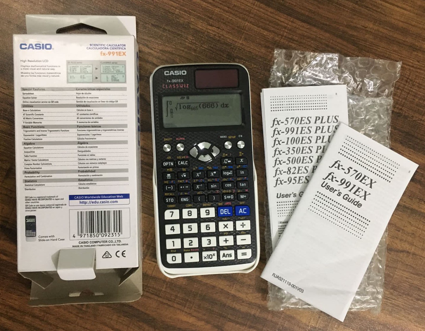 Casio FX-991EX ClassWiz Scientific Calculator