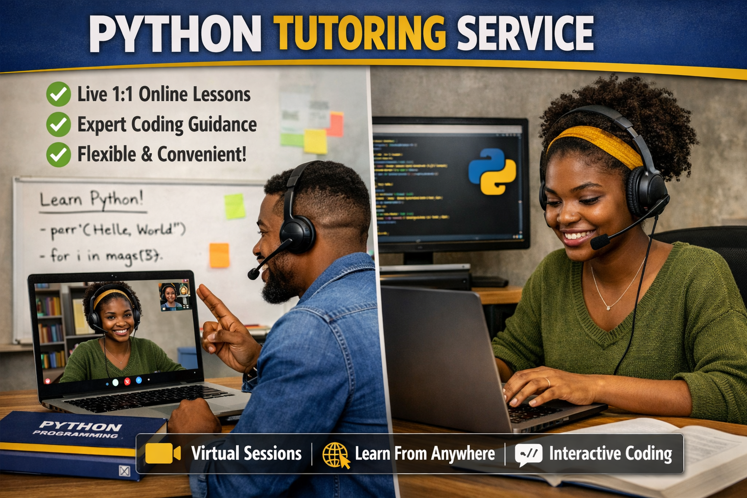 Python Tutoring Service – Learn to Code Online