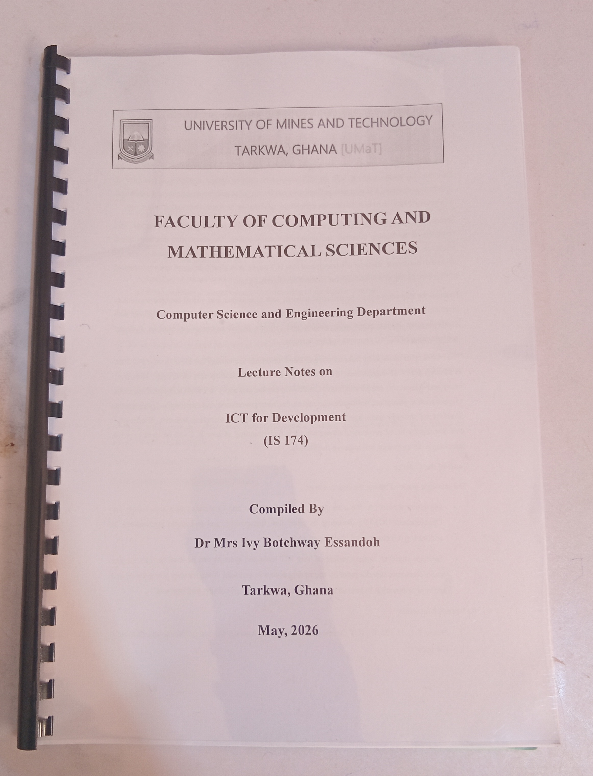 ICT for development handout