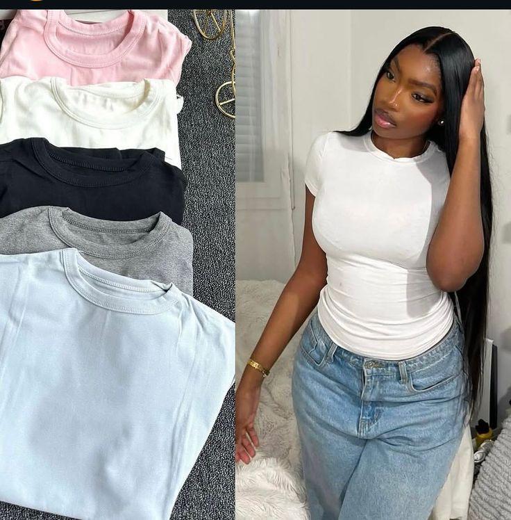 Spandex Basic tops