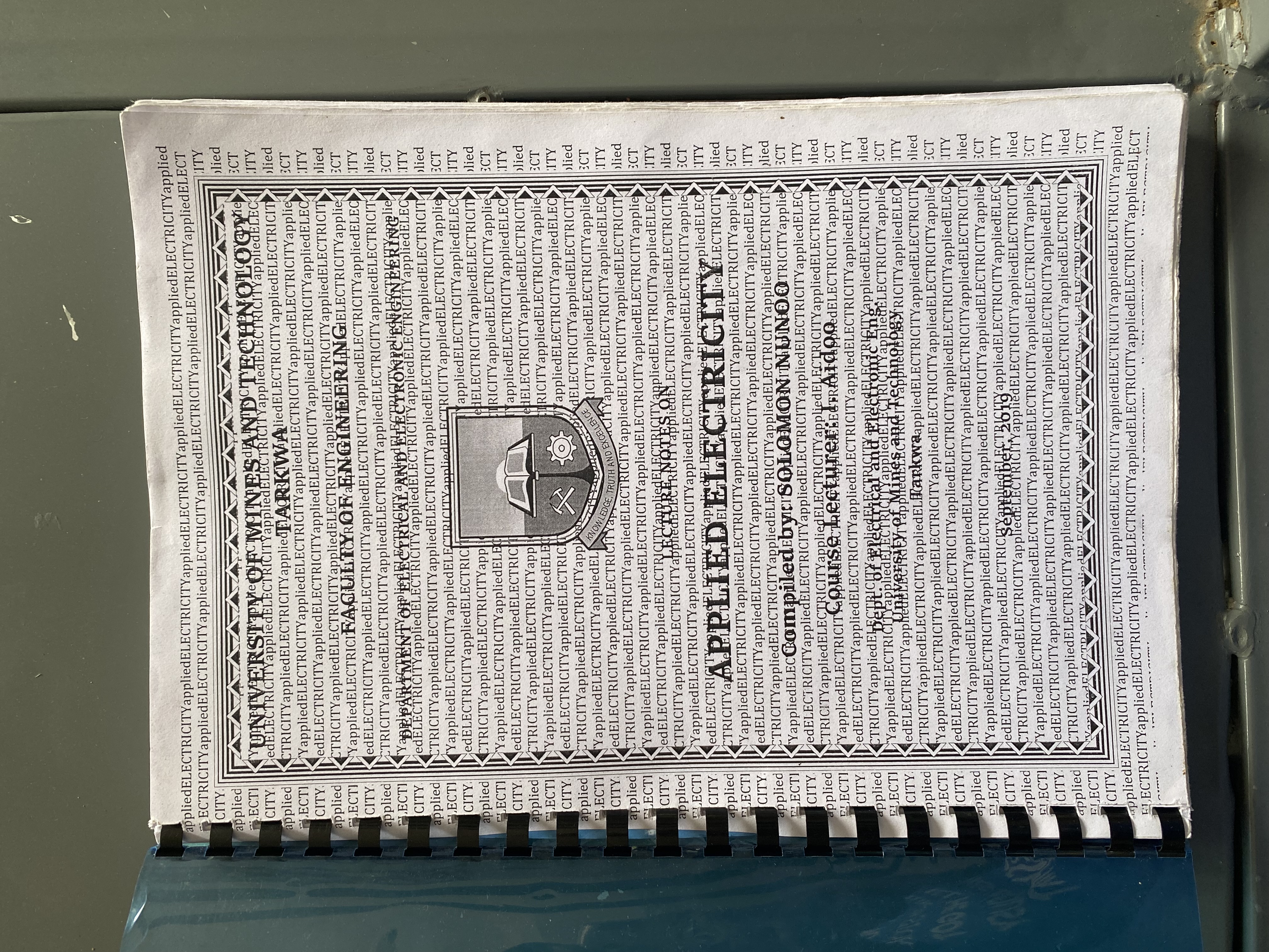 Applied Electricity Handout