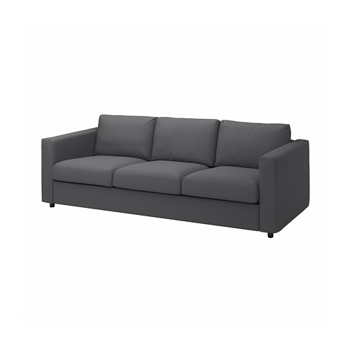 IKEA Grey 3-Seater Soft Sofa Cushion