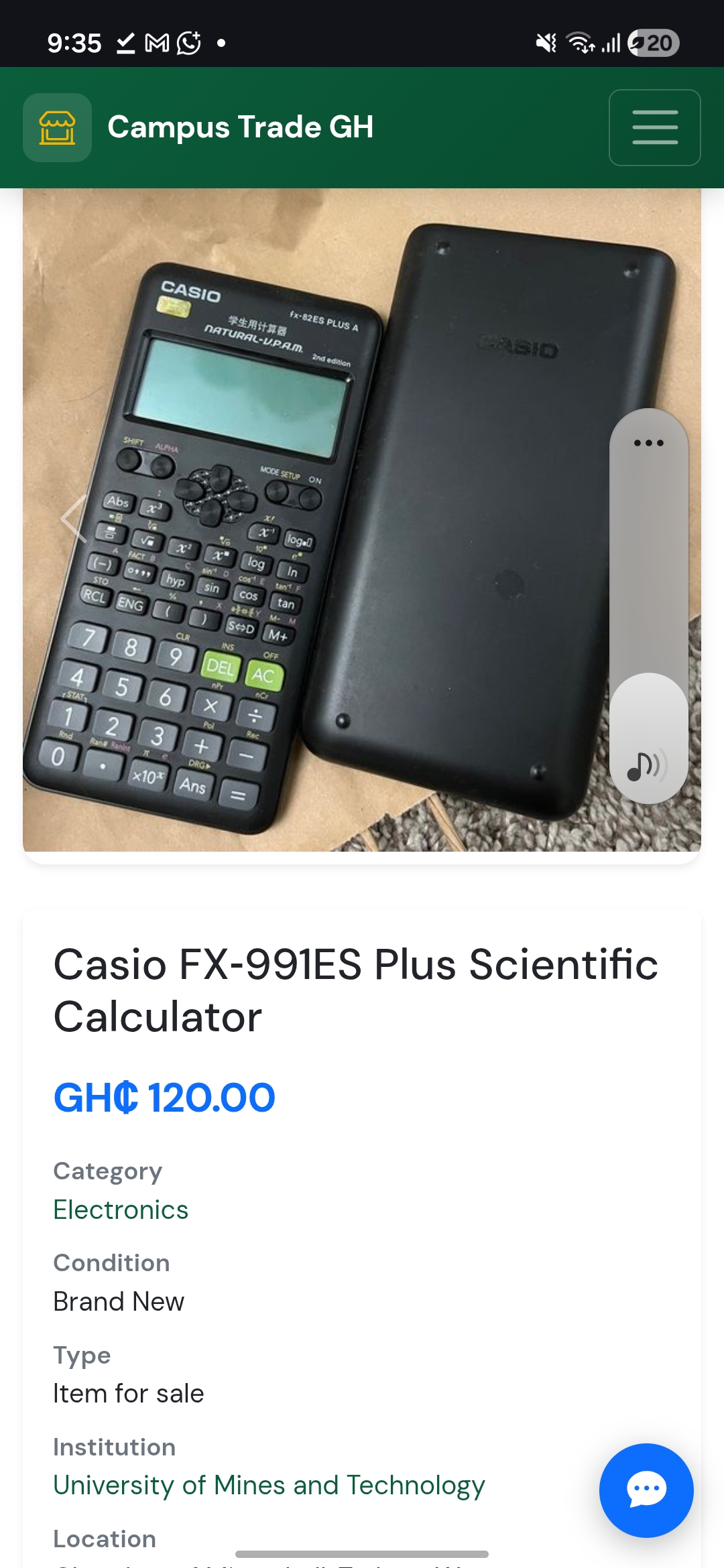 Casino FX-991ES Plus Scientific Calculator