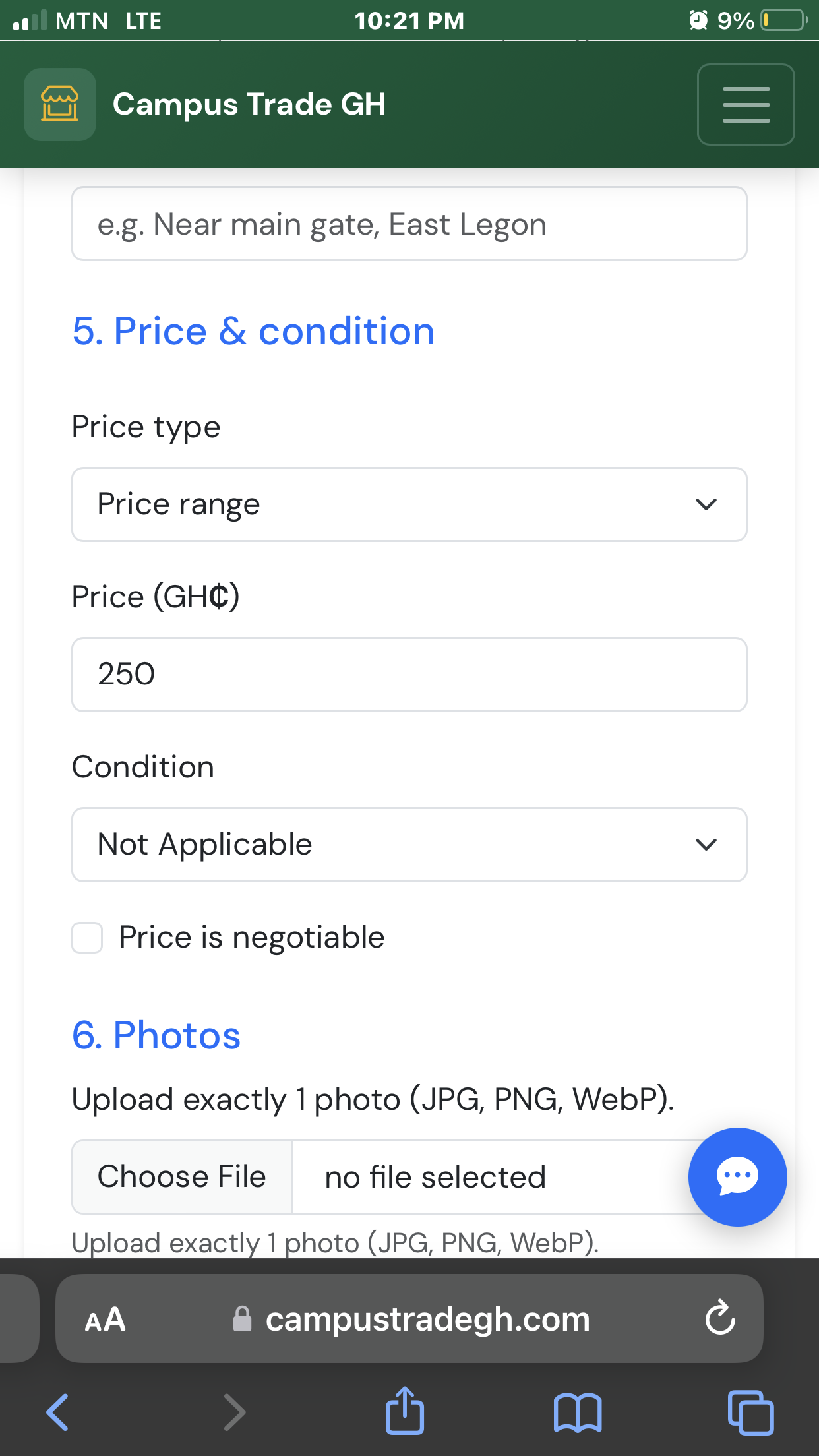 Website development